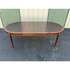 Stickley Federal Style Banded Mahogany Inlaid Extension Dining Table