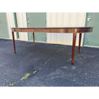 Stickley Federal Style Banded Mahogany Inlaid Extension Dining Table