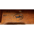 Stickley Mahogany Wheat Sheaf Back Dining Chairs- Newly Upholstered in Cream- Set of 6