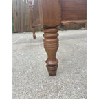 Traditional Oak Queen Size Rope Twist Four Poster Bed Frame