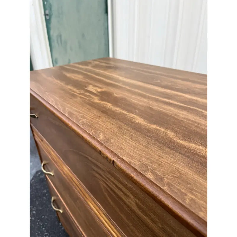 Traditional Style Walnut 3- Drawer Chest of Drawers