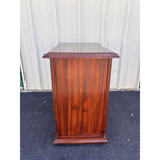 Two-Drawer Cherry Chippendale Style Filing Cabinet