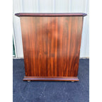 Two-Drawer Cherry Chippendale Style Filing Cabinet