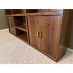 Vintage Mid-Century 3-Piece Bookshelf Wall Unit