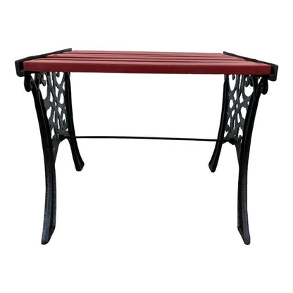 Vintage Outdoor Cast Iron Garden Bench Stool