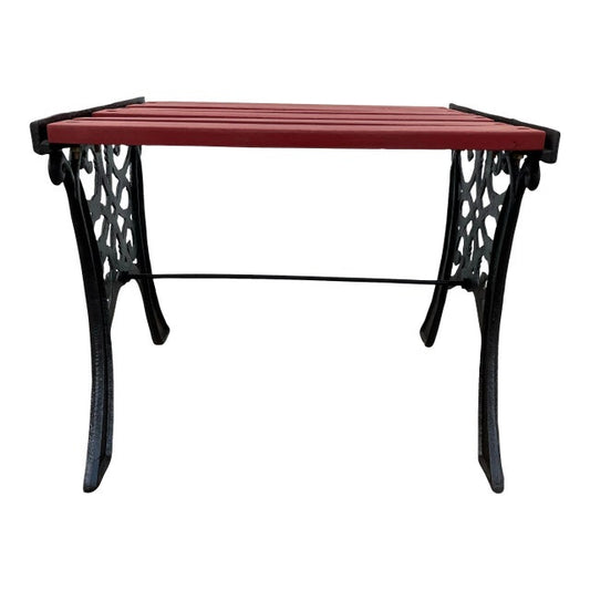 Vintage Outdoor Cast Iron Garden Bench Stool