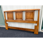White Furniture Mid-Century Modern Walnut Queen Headboard
