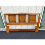 White Furniture Mid-Century Modern Walnut Queen Headboard