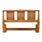 White Furniture Mid-Century Modern Walnut Queen Headboard
