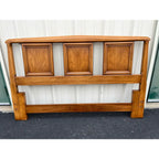 White Furniture Mid-Century Modern Walnut Queen Headboard