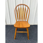 Windsor Style Cherry Dining Chairs- Set of 3