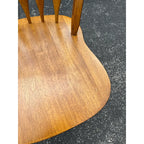 Windsor Style Cherry Dining Chairs- Set of 3