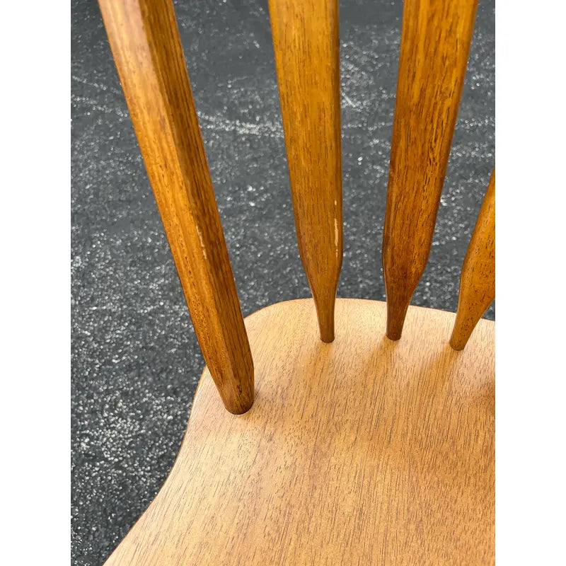 Windsor Style Cherry Dining Chairs- Set of 3